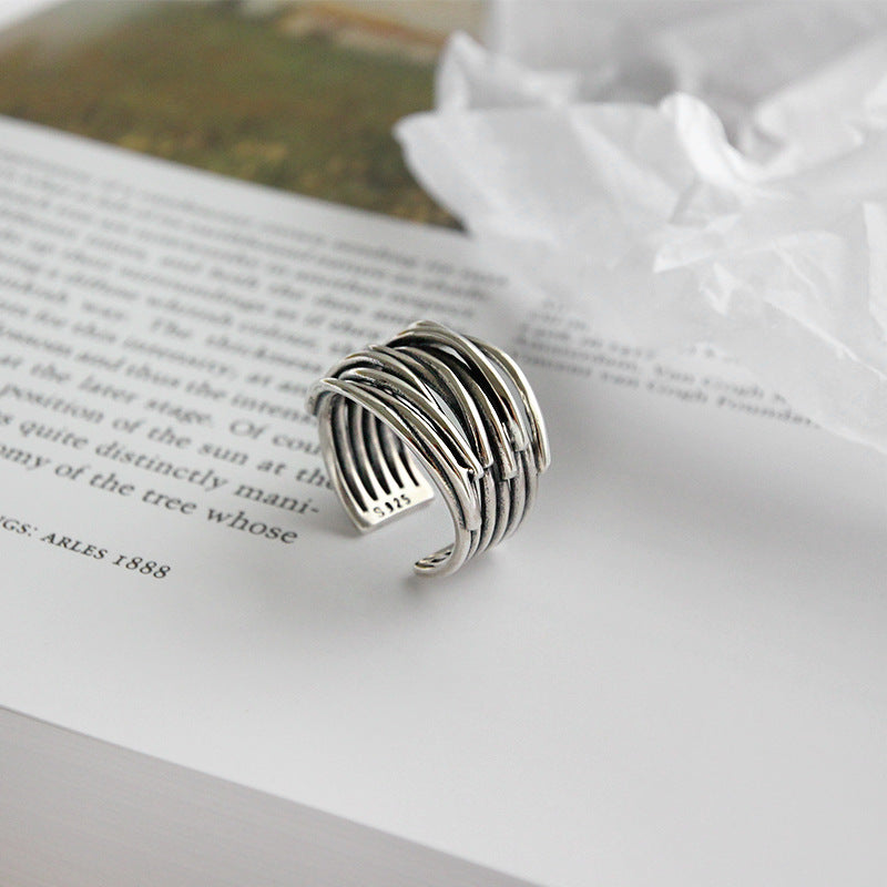 Arden Woven Silver Ring