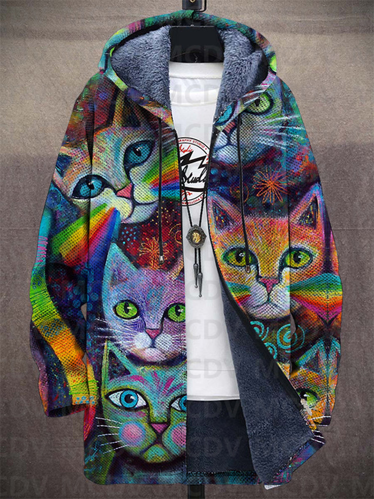 Aurora Artistic Hoodie Coat