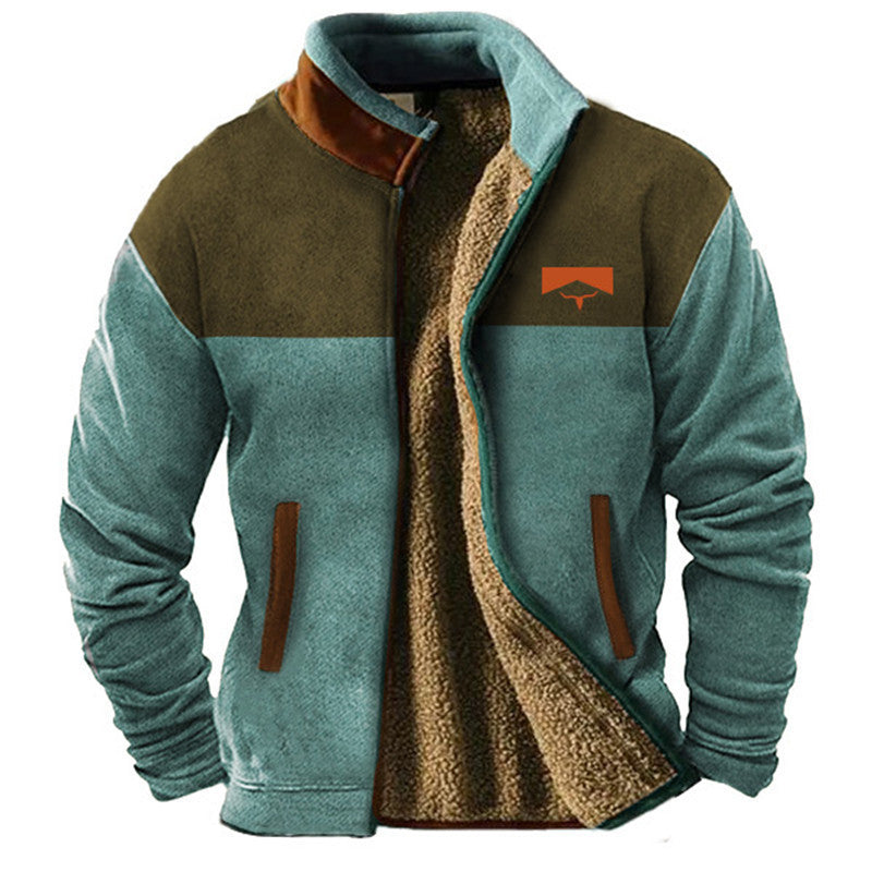 Ethan Patterned Fleece Jacket