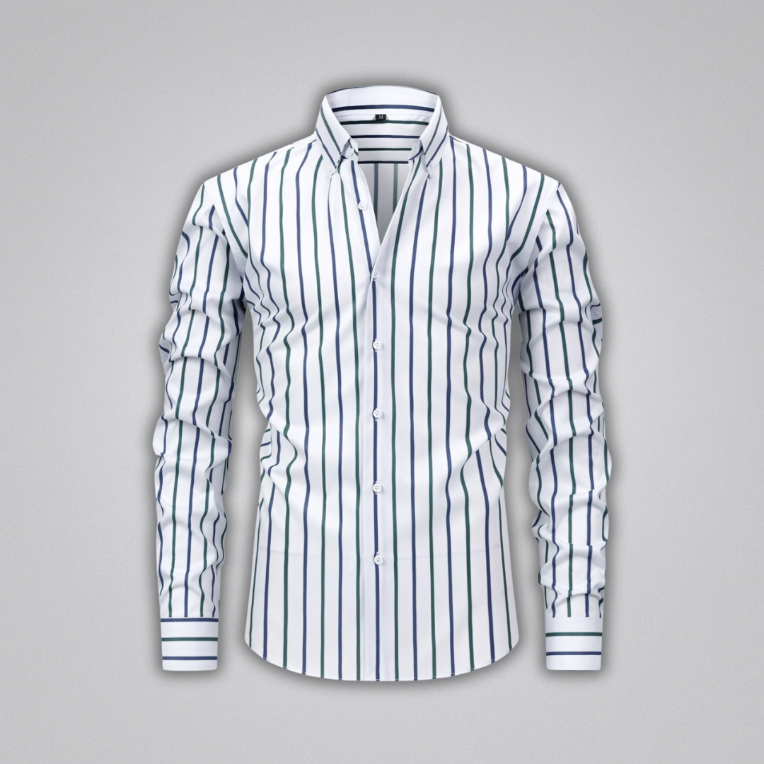 Callum Striped Button-Up Shirt