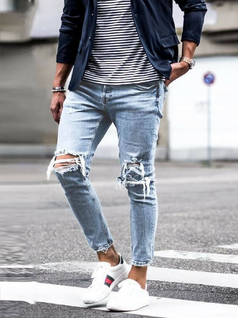 Velovia Distressed Jeans
