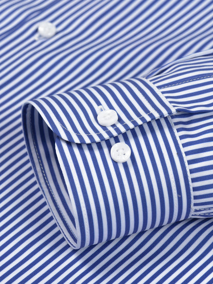 James Striped Button-Up Shirt