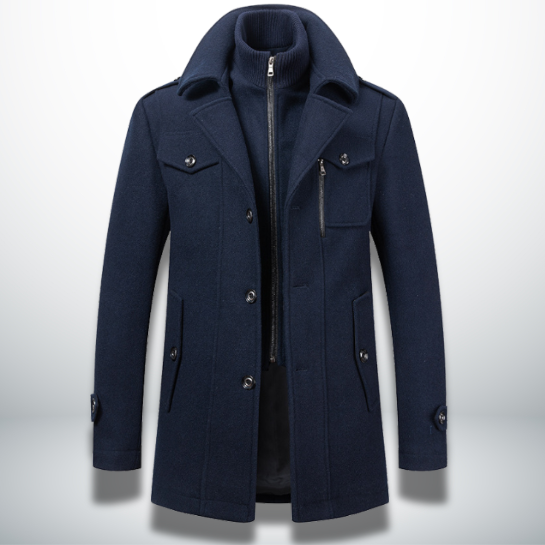 Charles Classic Wool Coat
