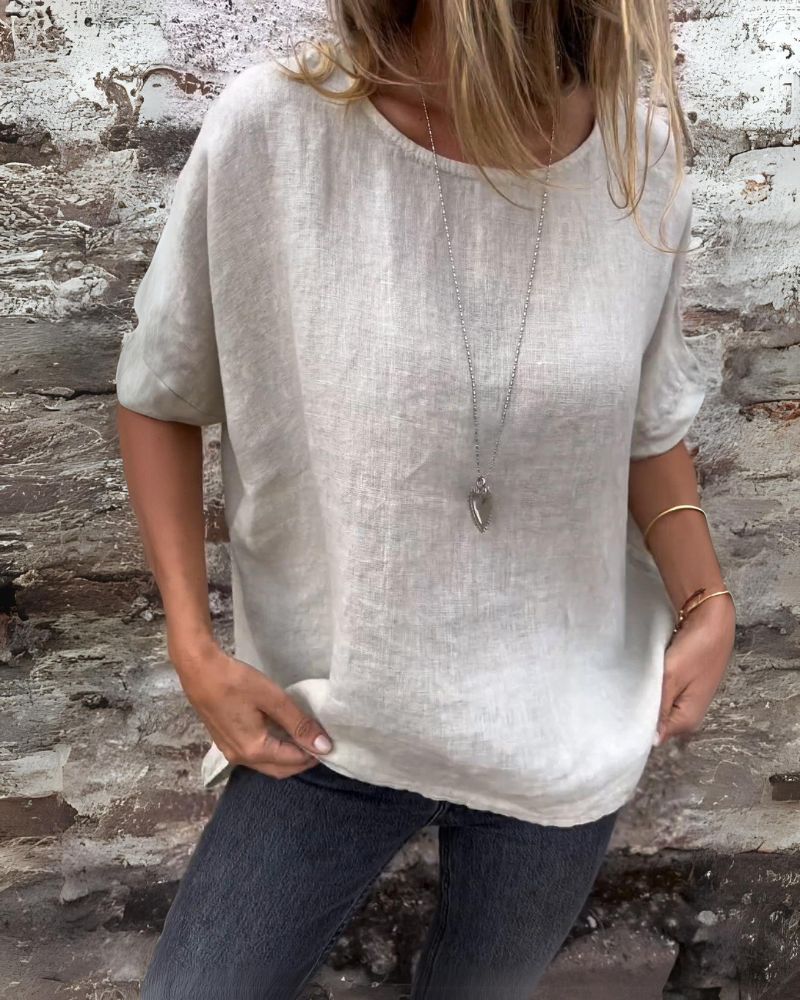 Velovia Linen Top