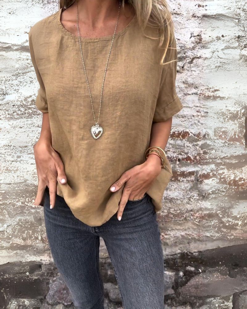 Velovia Linen Top