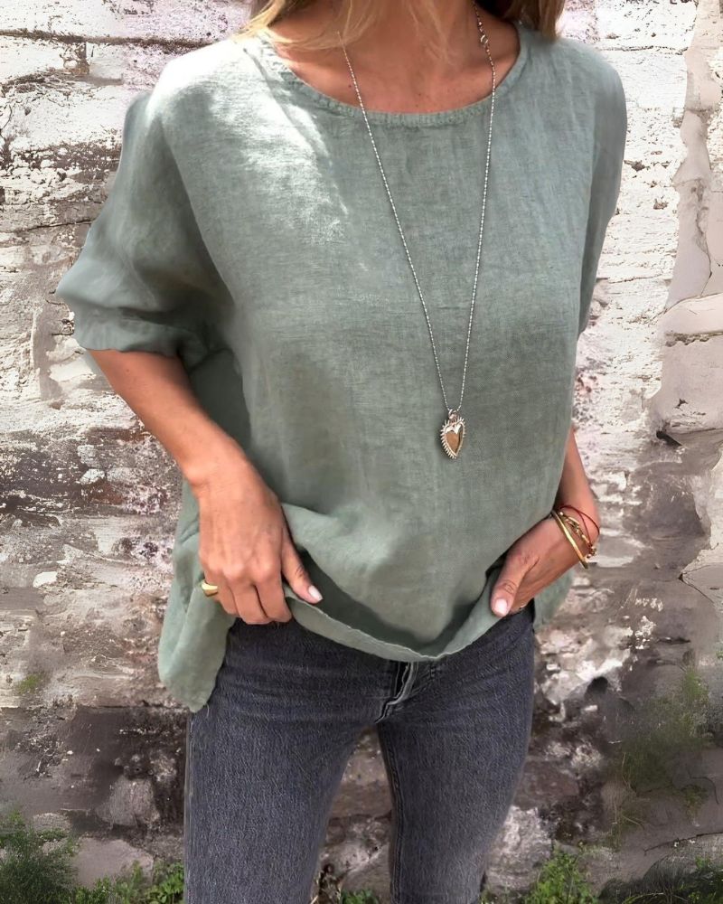 Velovia Linen Top