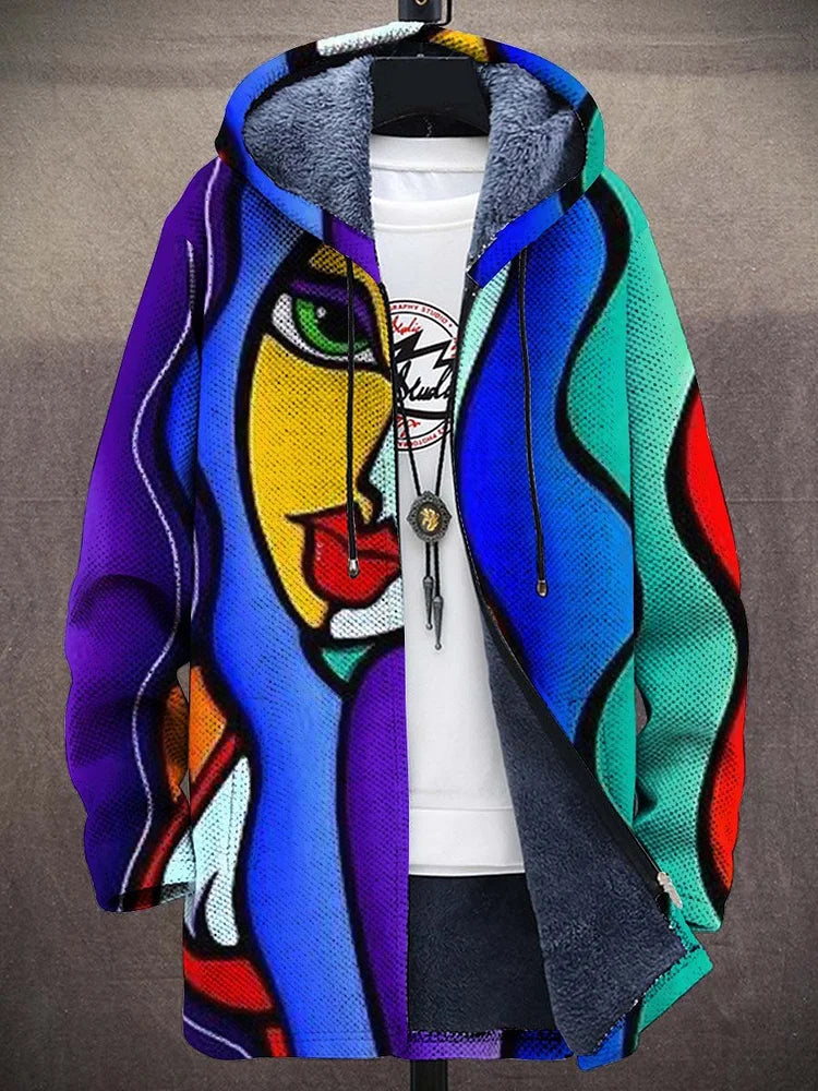 Alice Artistic Hoodie Coat