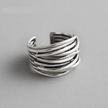 Arden Woven Silver Ring