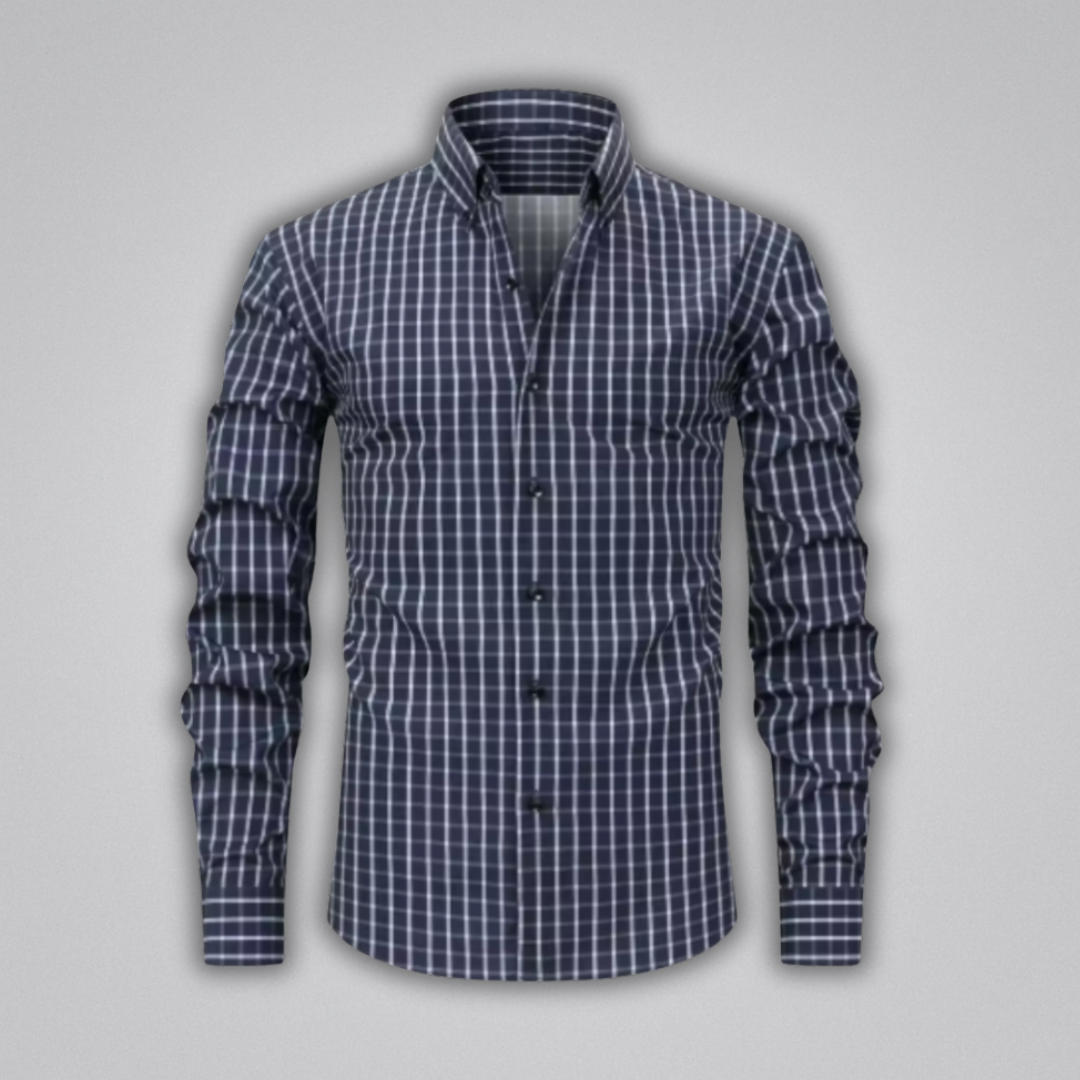 Nathan Checked Button-Up Shirt