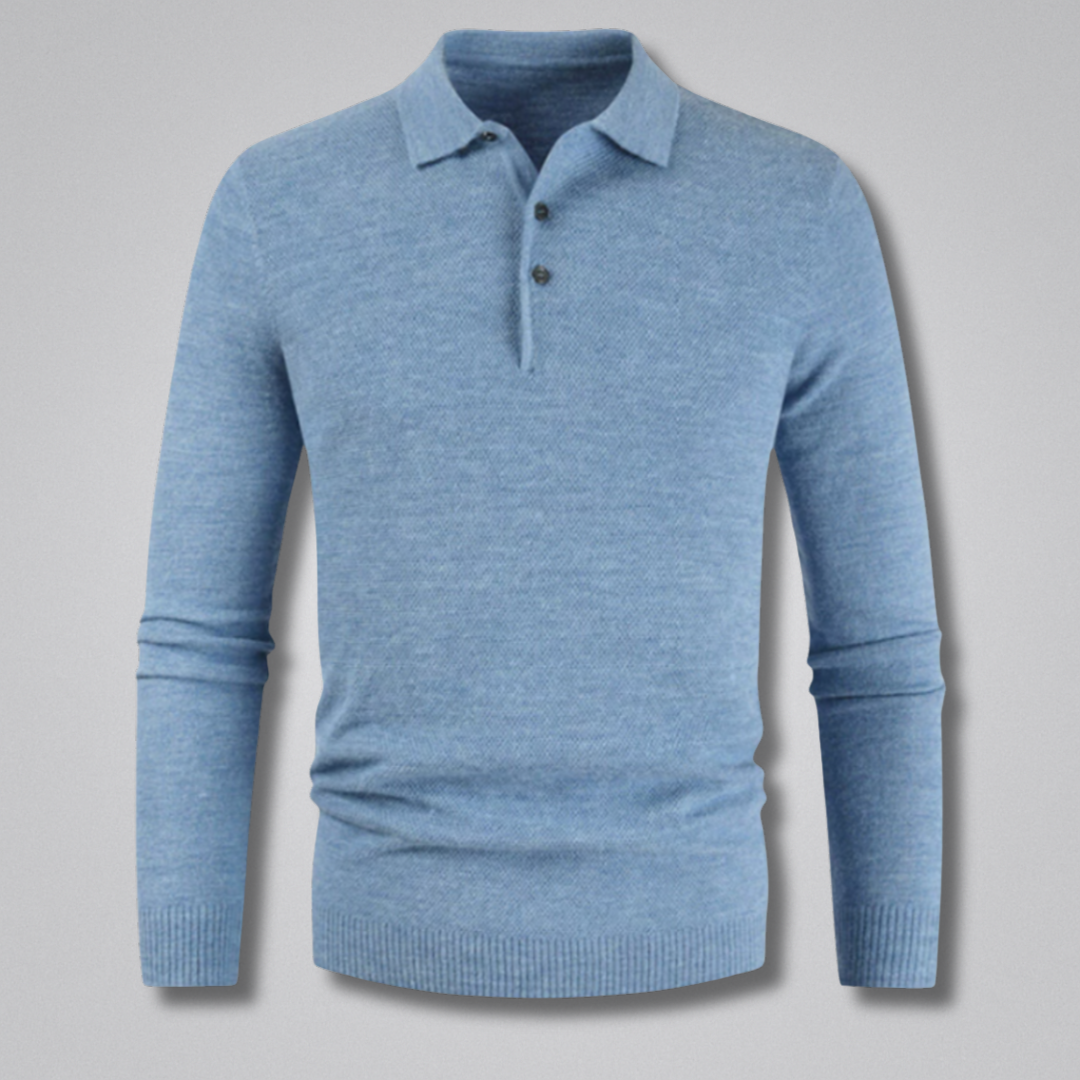 Theodore Long-Sleeve Polo