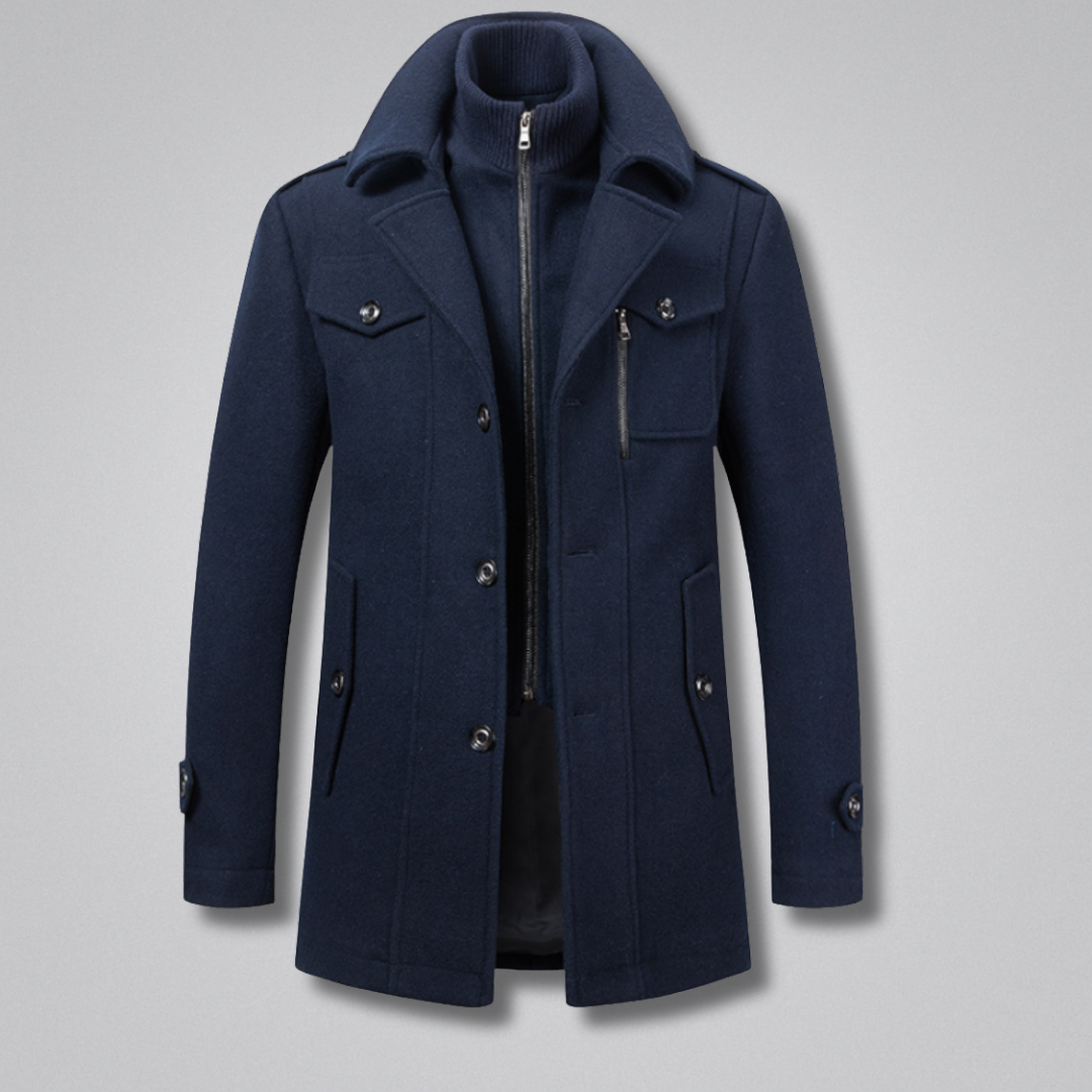 Charles Classic Wool Coat