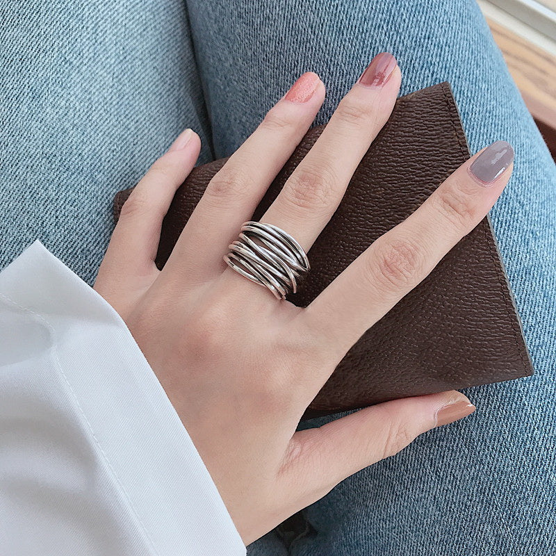 Arden Woven Silver Ring