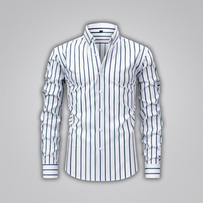 Callum Striped Button-Up Shirt