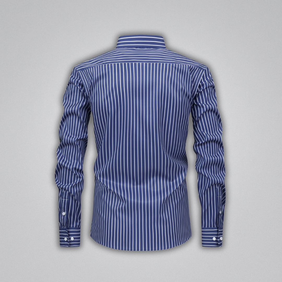 Ewan Striped Button-Up Shirt