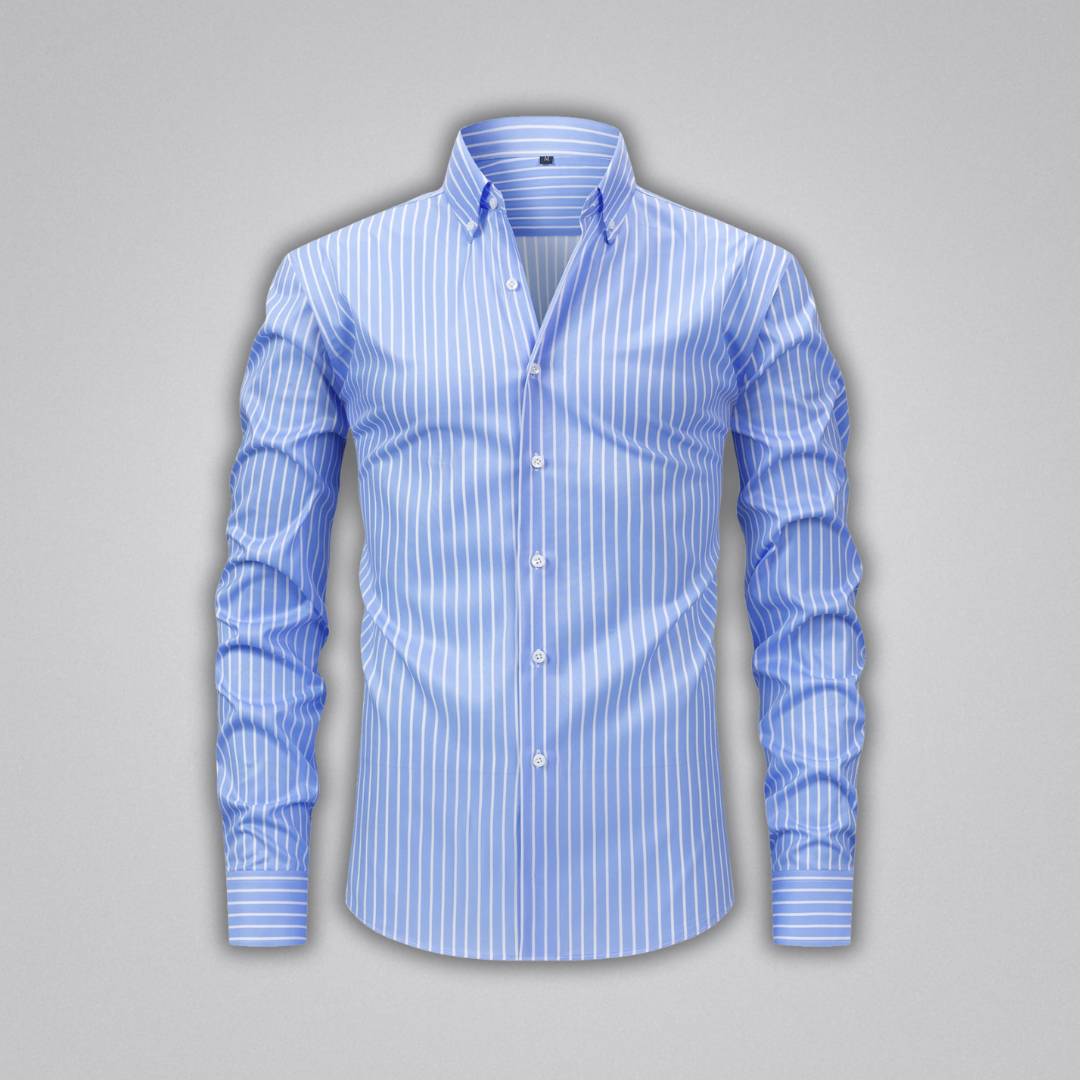 Ewan Striped Button-Up Shirt
