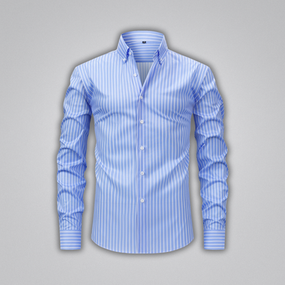Ewan Striped Button-Up Shirt
