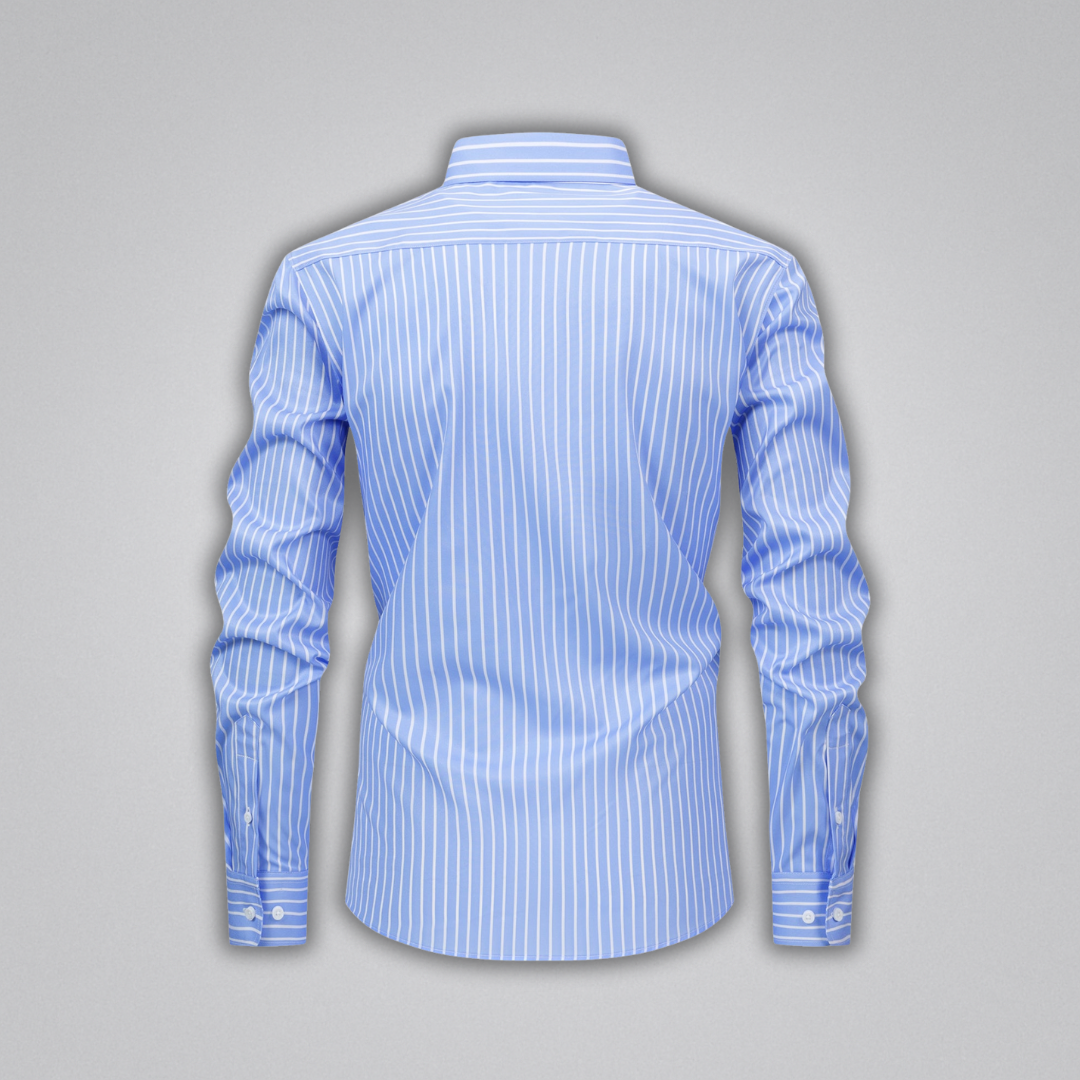 Ewan Striped Button-Up Shirt