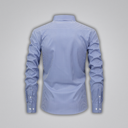 James Striped Button-Up Shirt