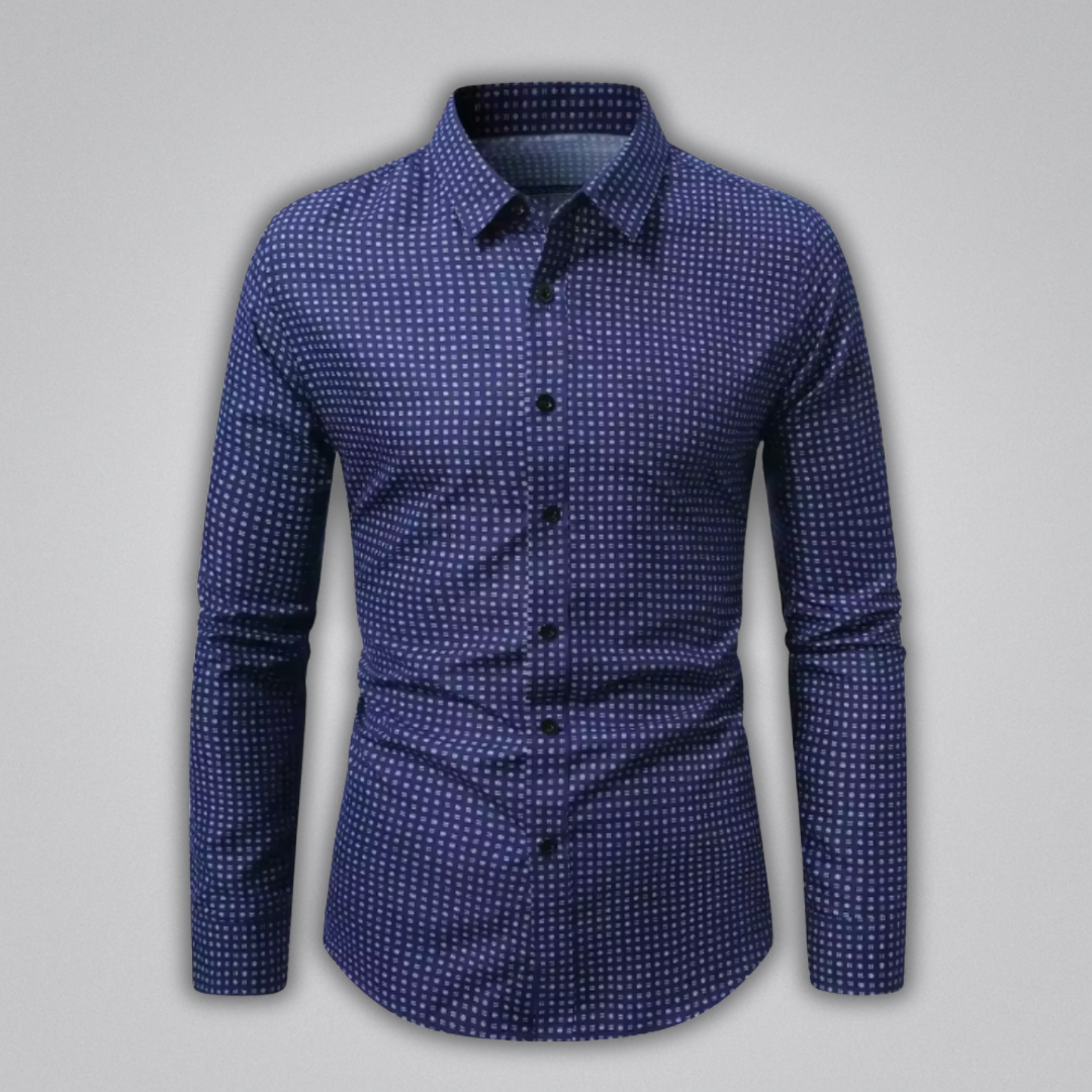Adrian Patterned Button-Up Shirt