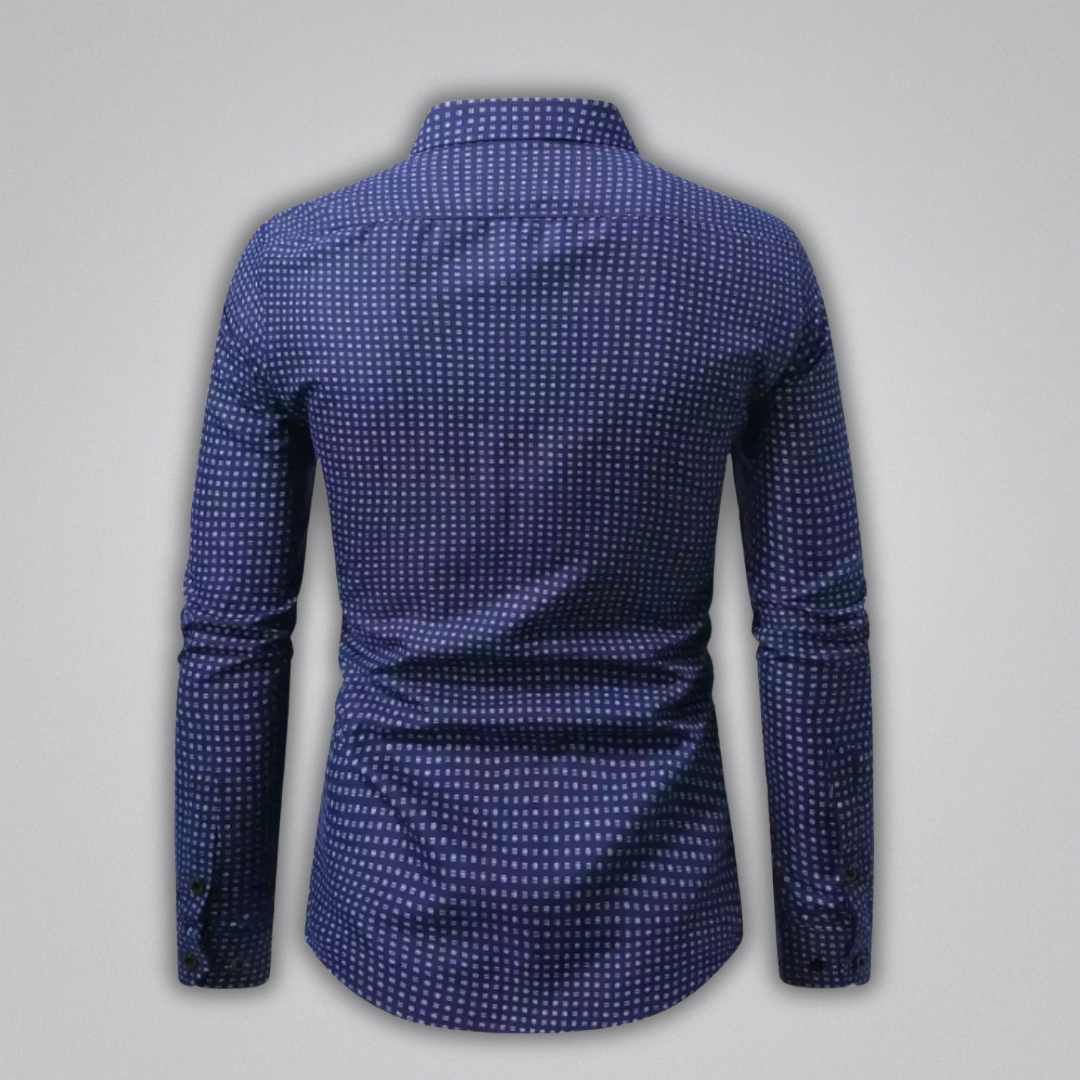 Adrian Patterned Button-Up Shirt