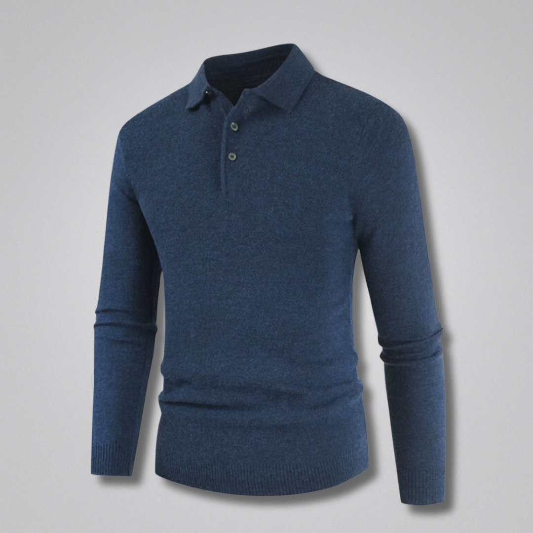 Theodore Long-Sleeve Polo