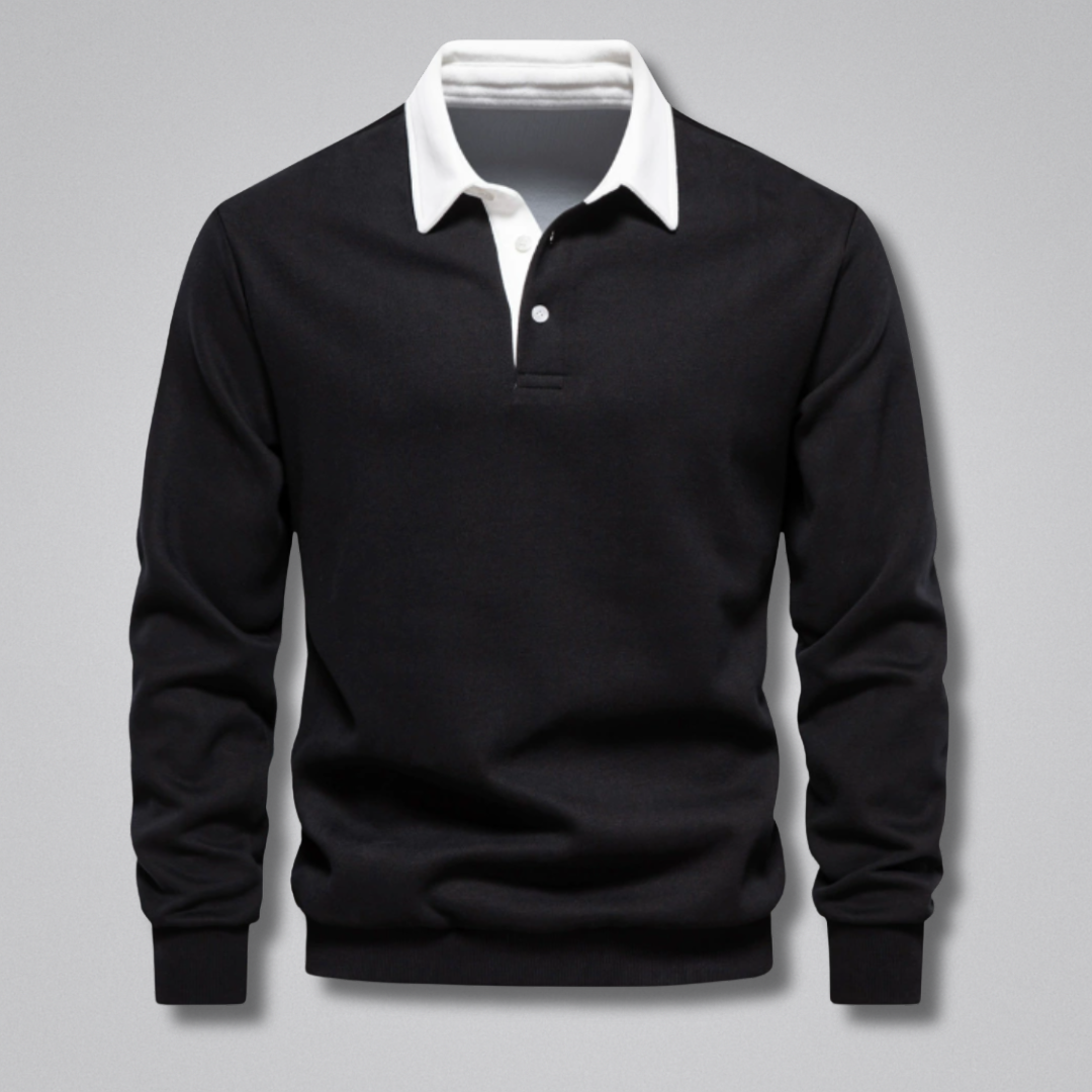 Ellis Long-Sleeve Polo