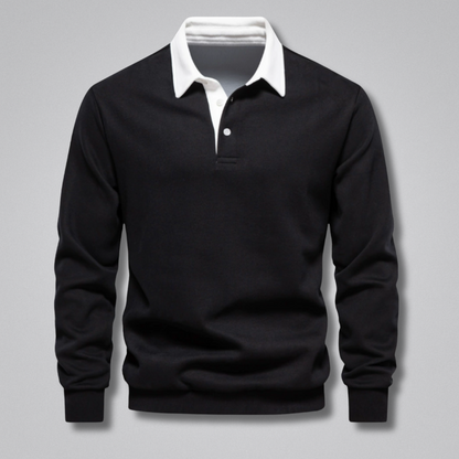 Ellis Long-Sleeve Polo