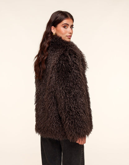 Eleanor Luxe Faux Fur Jacket