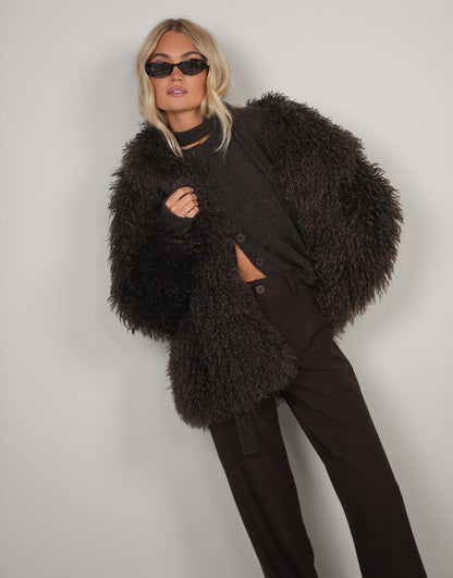 Eleanor Luxe Faux Fur Jacket