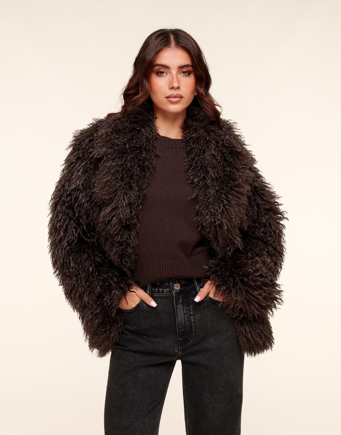 Eleanor Luxe Faux Fur Jacket