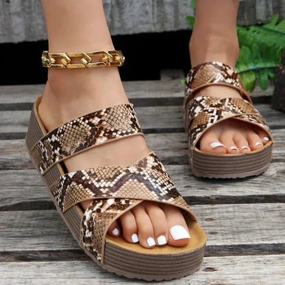 Leona Woven Comfort Sandals
