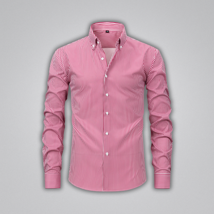 James Striped Button-Up Shirt