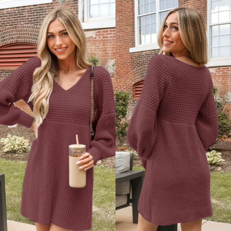 Velovia Knit Sweater Dress