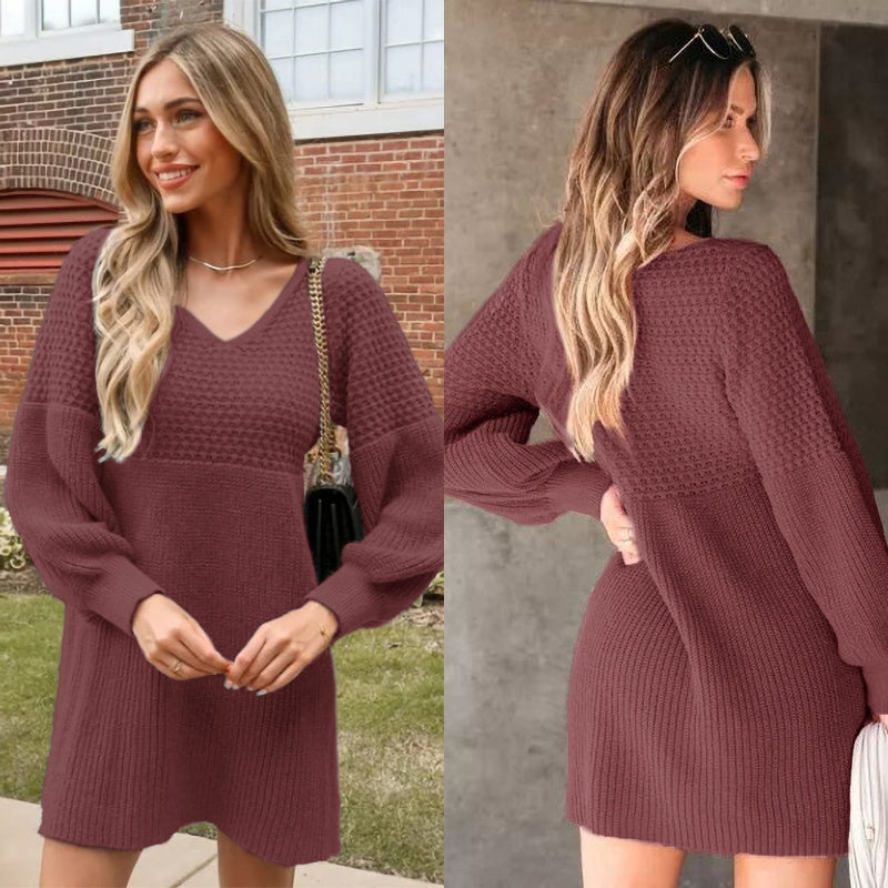 Velovia Knit Sweater Dress