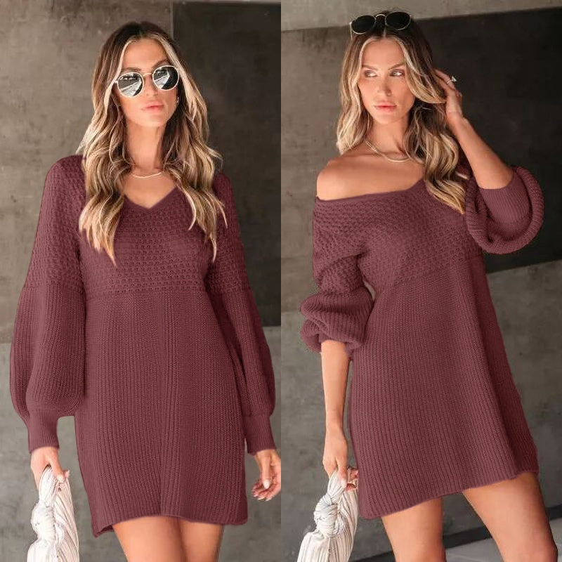 Velovia Knit Sweater Dress