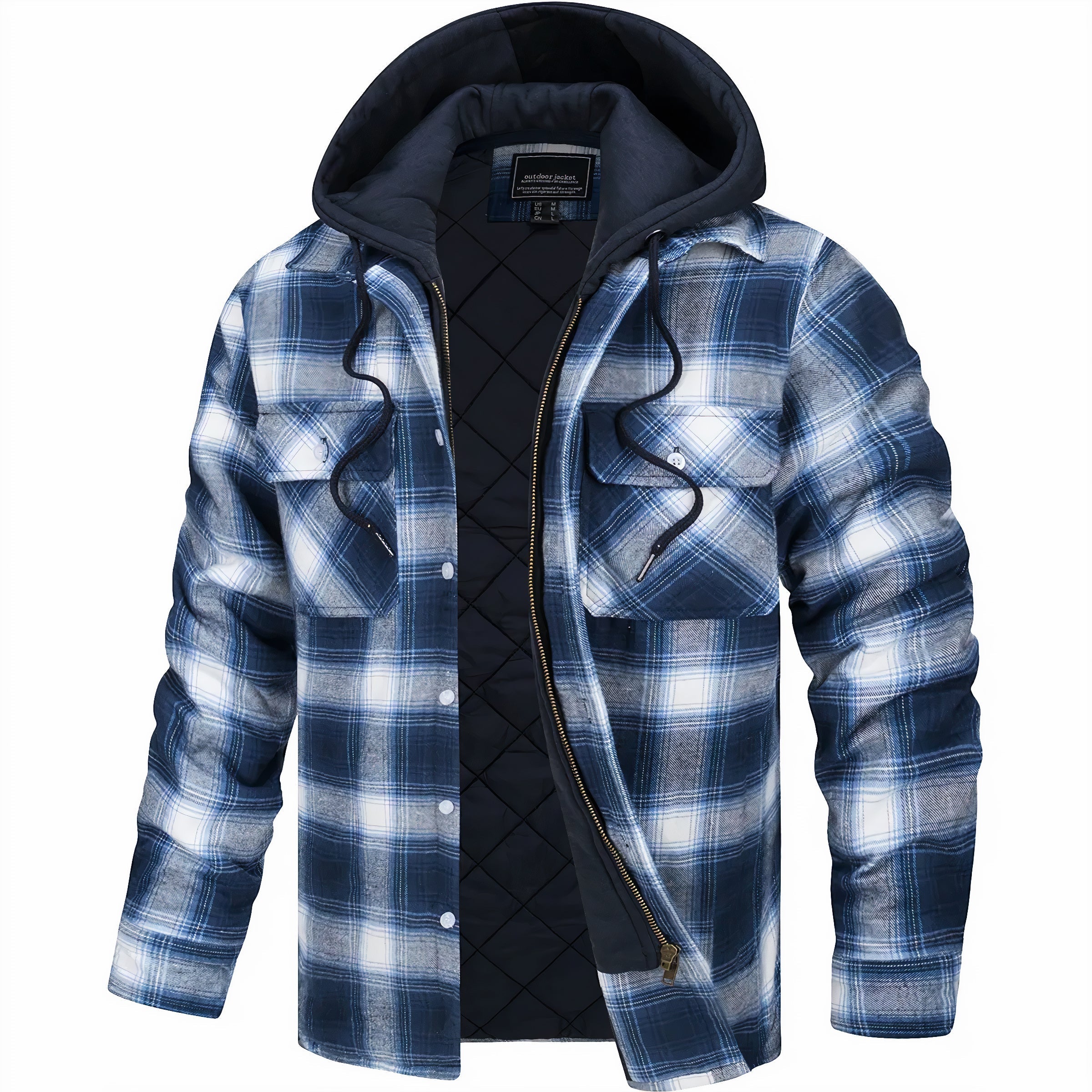Ethan Quilted Plaid Jacket